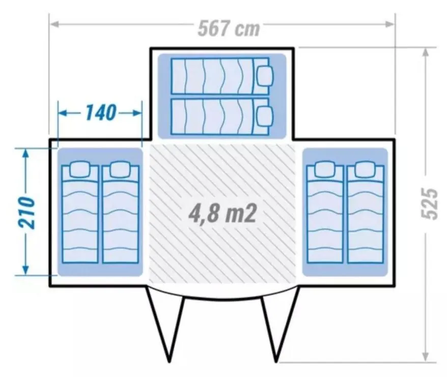 Tente 3 Chambres, Petit Camping Familial Vue Mer Plestin-les-Grèves